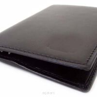 Etui skórzane na dokumenty, wizytówki, karty, Marco, A-01 Czarny