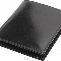 Portfel męski skórzany z zabezpieczeniem z skanowania kart RFID PROTECTION PM-356 Czarny
