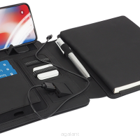 Organizer z Power Bankiem, Notatnik biznesowy, planer formatu A5, wzór 547