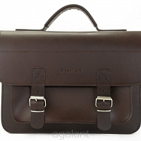 Torba skórzana, Styl VINTAGE, JUCHT, Orso Nero 1014
