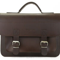 Torba skórzana, Styl VINTAGE, JUCHT, Orso Nero 1014