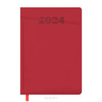 Książkowy kalendarz na 2024 rok w układzie dziennym, format A5, wzór 943143