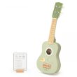 Viga Drewniane Ukulele Gitara Dla Dzieci Zielone Z Nutami