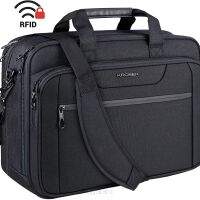 Wodoodporna torba na laptopa 17,3", teczka biznesowa z ochroną RFID firmy KROSER DKL170GS