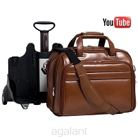 Torba podróżna z miejscem na laptop MIDWAY McKlein  Brown