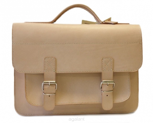 Torba skórzana, Styl VINTAGE, JUCHT, Orso Nero 1014 Natural
