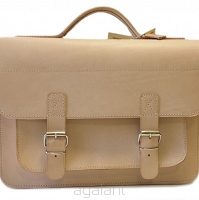 Torba skórzana, Styl VINTAGE, JUCHT, Orso Nero 1014 Natural