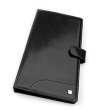 Ekskluzywny receptariusz skórzany, etui na recepty, receptownik R-165W Czarny