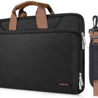 Wodoodporna torba na laptop marki MOSISO-360 pokrowiec na laptopa 15-16" kolor czarny