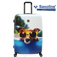 WALIZKA podróżna, DUŻA,  SAXOLINE HAPPY DOG. L