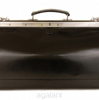 BIGLOWA, SKÓRZANA TORBA LEKARSKA TL-1235 L Black