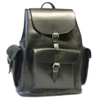 Plecak skórzany Styl VINTAGE, Orso Nero,skóra JUCHT 0086 Black