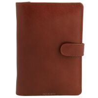 SKÓRZANY ORGANIZER, format B6, planer 0710 Koniak