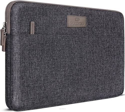 Wodoodporny pokrowiec na laptop marki DOMISO - torba na laptopa 13,3/14/15/17 cali, LP10 Ciemnoszary