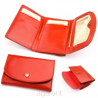 Portfel damski skórzany firmy Stefania PD-006 czarny