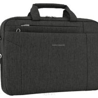 Wodoodporna torba na laptopa 15,6", teczka biznesowa firmy KROSER TAM-2801D ciemno szary