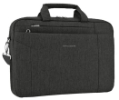 Wodoodporna torba na laptopa 15,6", teczka biznesowa firmy KROSER TAM-2801D ciemno szary