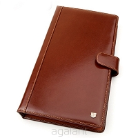 Ekskluzywny receptariusz skórzany, etui na recepty, receptownik R-052W