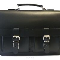 Torba skórzana, PLECAK 3w1 Styl VINTAGE, JUCHT, Orso Nero 0190, Black