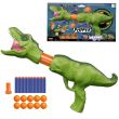 WOOPIE Pistolet na Piłki Kulki Piankowe i Strzałki Wyrzutnia Automatyczna Dinozaur 12 el.