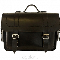 Torba skórzana, PLECAK 3w1 Styl VINTAGE, JUCHT, Orso Nero 0397 Black