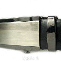 Pasek męski skórzany z automatyczna klamrą do garnituru PAS-336A