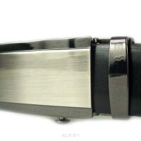 Pasek męski skórzany z automatyczna klamrą do garnituru PAS-336A