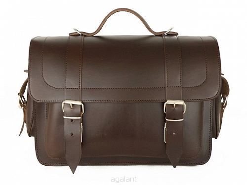 Torba skórzana, myśliwska, PLECAK 3w1 Styl VINTAGE, JUCHT, Orso Nero 0397 Brązowa