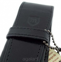 Etui skórzane na długopisy E-222 S Black