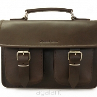 Torba skórzana, Styl VINTAGE, JUCHT, Orso Nero 0447 Brązowy