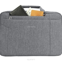 Wodoodporna torba na laptopa 15,6", teczka biznesowa firmy KROSER TAM-2801D jasno szary