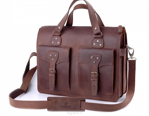 Unikatowa torba skórzana Barellybags w stylu Vintage model Floryda