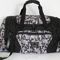 TORBA PODRÓŻNA NA RAMIĘ militarna, BAG STREET, 4049 Szary maskujący