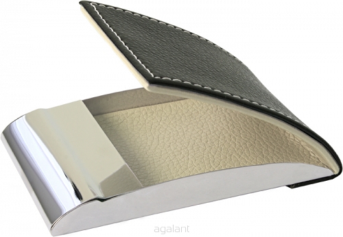 ELEGANCKIE ETUI NA WIZYTÓWKI, KARTY PŁATNICZE E-529 Beżowy