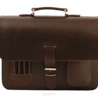 Torba skórzana, PLECAK 3w1 Styl VINTAGE, JUCHT, 0065 Brązowy