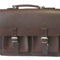 Torba skórzana, PLECAK 3w1 Styl VINTAGE, JUCHT,  0190, Brąz
