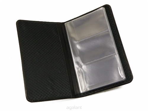Skórzane etui na wizytówki obce 0498
