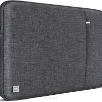 Wodoodporny pokrowiec na laptop marki DOMISO - torba na laptopa 13,3/14/15/17 cali, LP08 CiemnoSzary