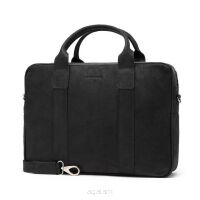 Torba skórzana na ramię, na laptopa, kolekcja Brodrene BL01 Czarna