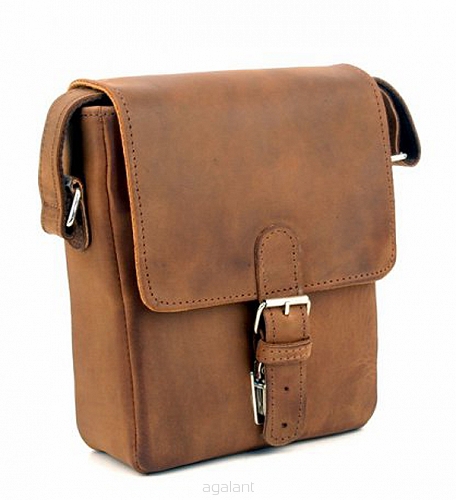 Torba skórzana, raportówka, BarellyBags, Natural Dark