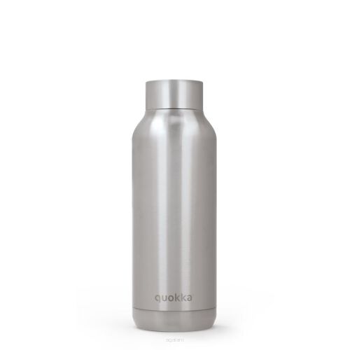 Butelka termiczna ze stali nierdzewnej 510 ml Quokka Solid, stalowy