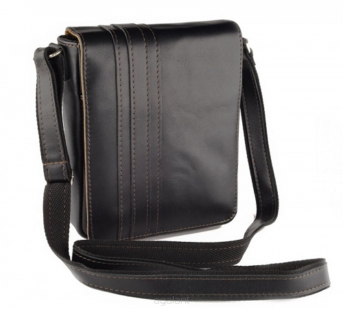 Raportówka, torba skórzana BarellyBags, Black Style