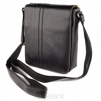 Raportówka, torba skórzana BarellyBags, Black Style