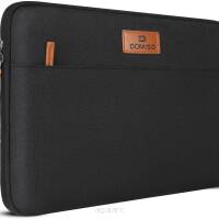 Wodoodporny pokrowiec na laptop marki DOMISO - torba na laptopa 13,3/14/15/17 cali, LP10 Czarny