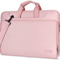 Wodoodporna torba na laptop marki MOSISO-360 pokrowiec na laptopa 15-16" RÓŻOWY