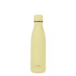 Butelka termiczna ze stali nierdzewnej 500 ml - Puro Icon - malowana proszkowo - Żółta