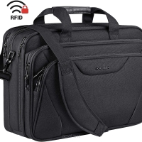 Wodoodporna torba na laptopa 17,3", teczka biznesowa z funkcją ochrony danych RFID firmy KROSER DKL-181