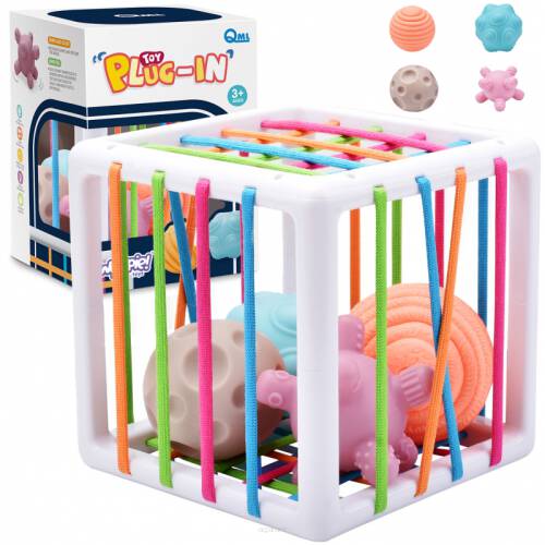 WOOPIE Elastyczna Kostka Sensoryczna Sorter dla Dzieci 5 el.