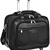 Torba podróżna z miejscem na laptop Chicago z odpinanym wózkiem, McKlein Nylon