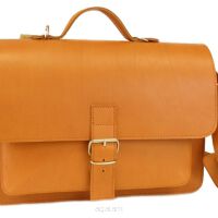 Torba skórzana, PLECAK 3w1 Styl VINTAGE, JUCHT, Orso Nero 0401 Koniak